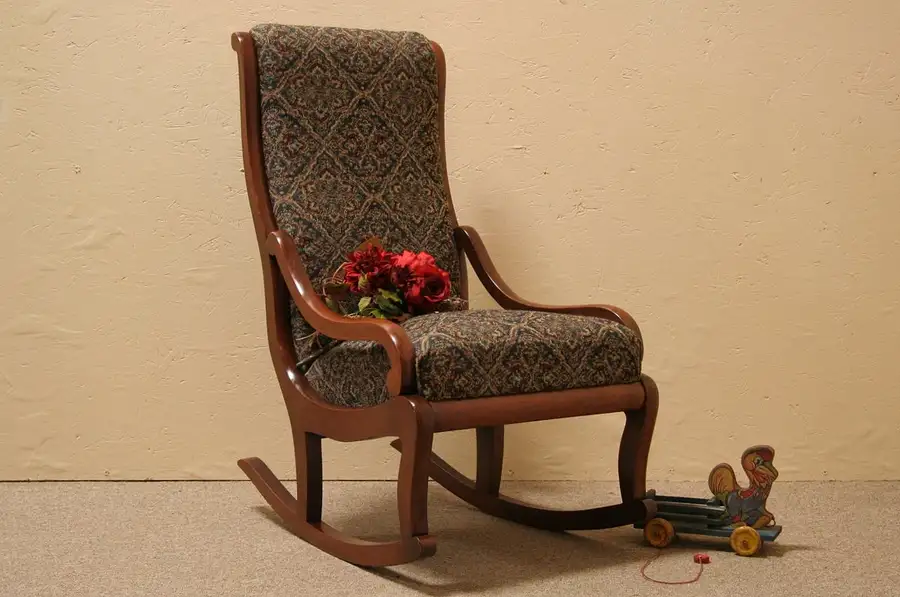 Main image of Victorian Antique Child's Rocking Chair