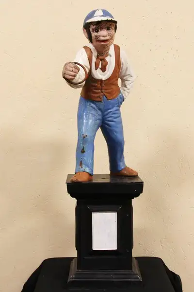 Main image of Jockey Cast Iron Vintage Hitching Post