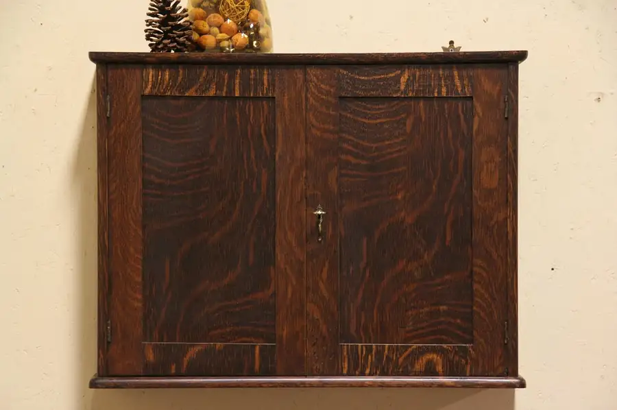 Main image of Hotel 1900 Antique Hanging Cupboard or Countertop Cabinet