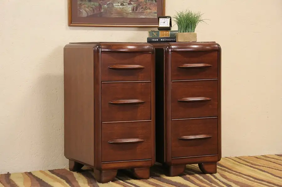 Main image of Pair of Midcentury Modern 1950's Vintage Nightstands
