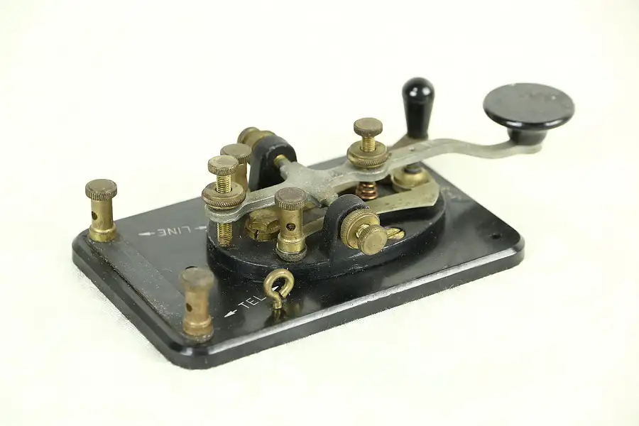 Main image of Telegraph Key, 1900's Bakelite & Brass Antique
