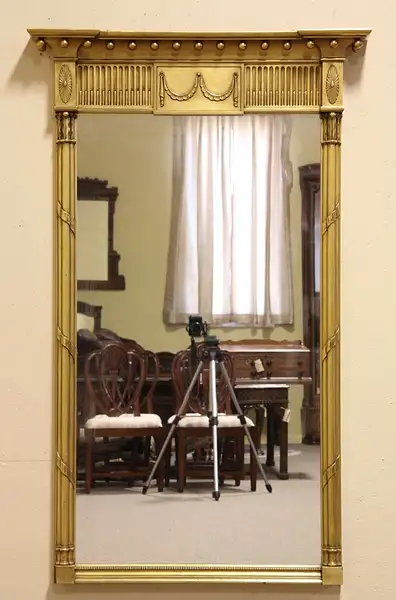 Main image of Gold Empire Antique Mantel or Hall Mirror