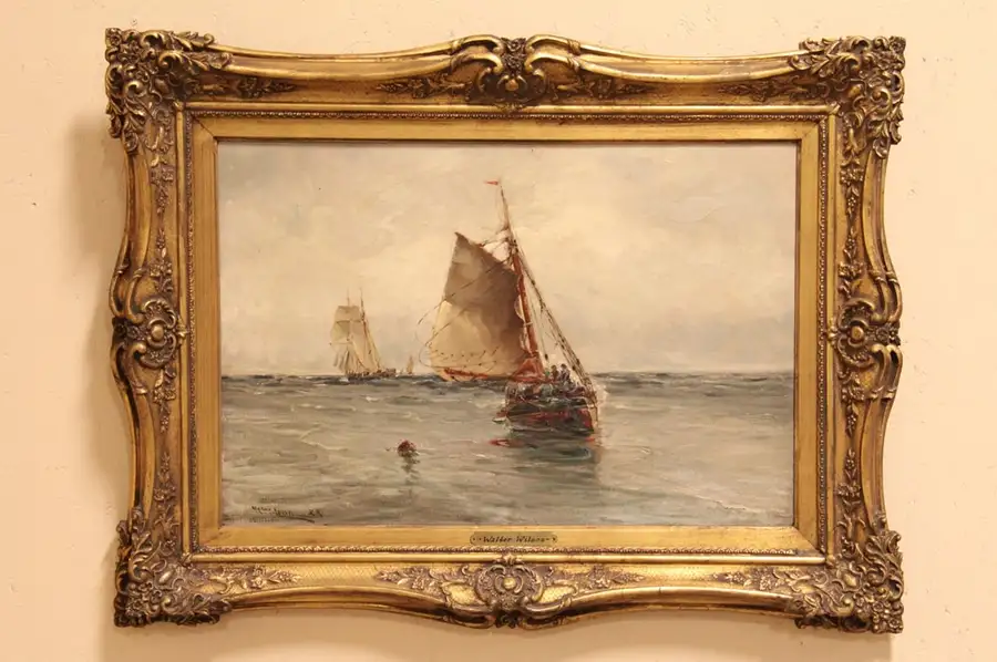 Main image of Sailboats Walter Wilson Oil Painting