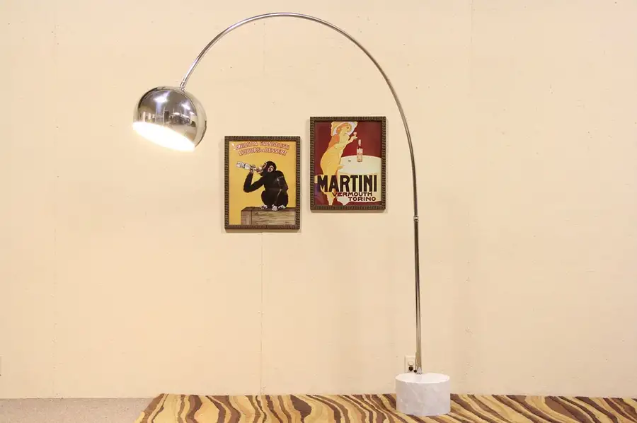 Main image of Midcentury Modern Marble Base Arco Replica Lamp