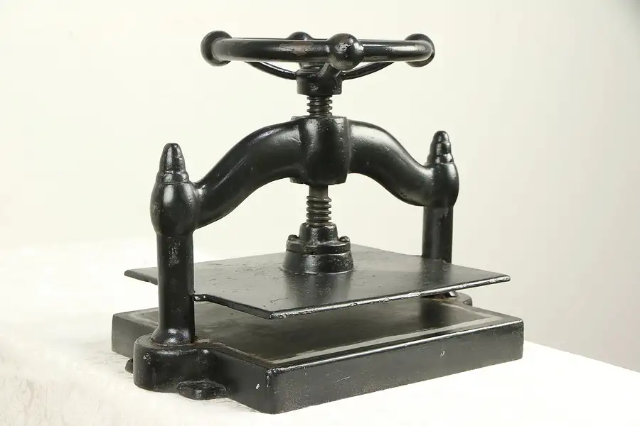Main image of Victorian Antique Cast Iron Bookbinder Book Press