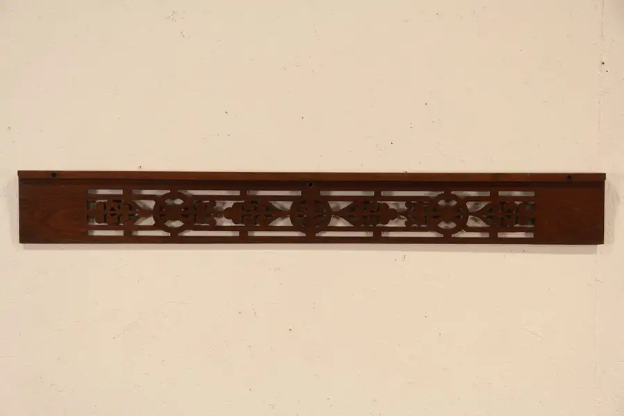 Main image of Grillwork Fragment, Antique 1885 Organ Salvage