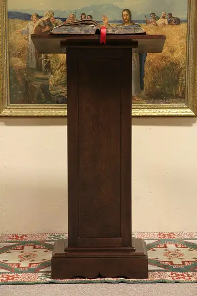 Main image of Podium, Lectern, Register or Bookstand, 1915 Antique