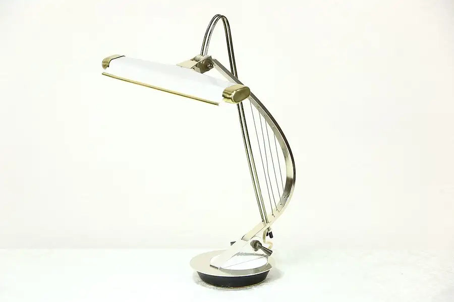 Main image of Cannon Signed Midcentury Modern 1950's Vintage Desk Lamp