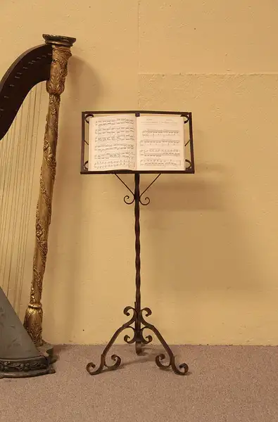 Main image of Wrought Iron Music, Dictionary, or Bible Stand