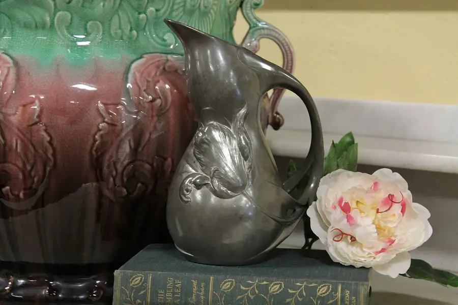 Main image of Kayserzinn Art Nouveau Pewter Pitcher