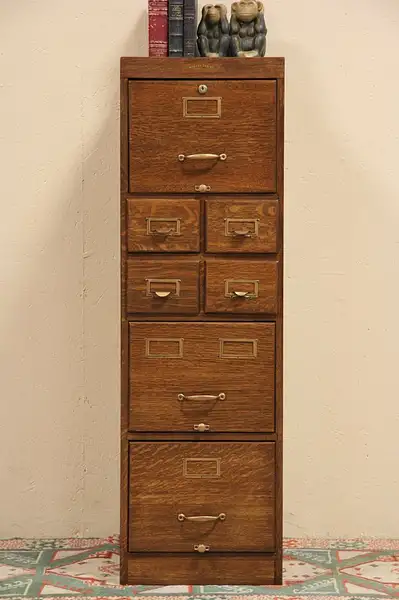 Main image of Wabash Oak 1915 File Cabinet
