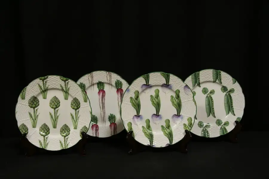 Main image of Raynaud Limoges Villandry Legumes Set of 4 Plates