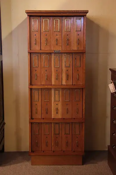 Main image of Art& Crafts Schwartz Drugstore Medicine File Cabinet