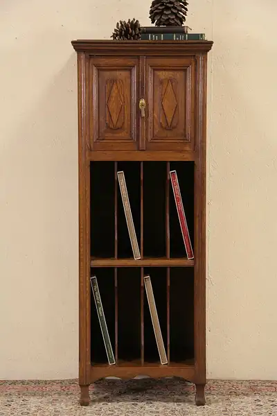 Main image of Oak 1900 Antique Dutch Music File Cabinet