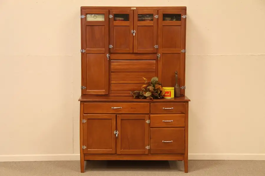 Main image of Wilson Hoosier Kitchen Roll Top Cupboard