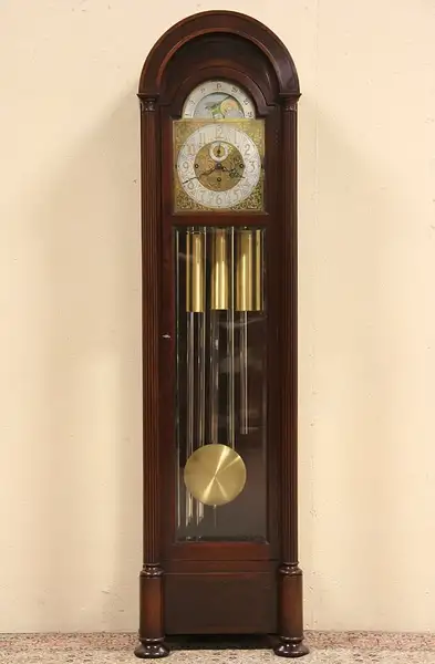 Main image of Colonial Winterhalter 5 Tube Westminster Tall Case Grandfather Clock