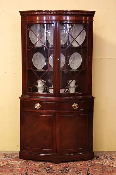 Main image of Drexel Mahogany Corner Cabinet