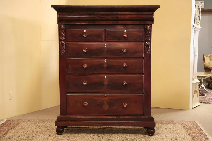 Main image of Scottish Victorian Tall Gentleman's Chest or Dresser