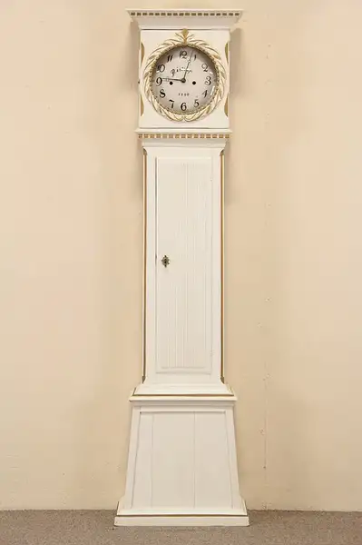 Main image of Danish Empire 1796 Antique Country Tall Case Clock