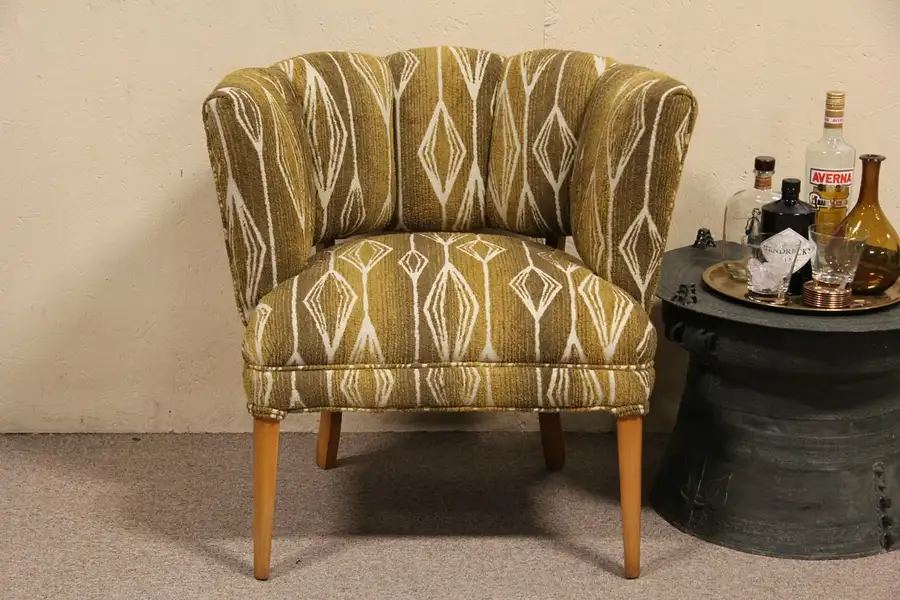 Main image of Midcentury Modern Club Chair, 1960's Vintage