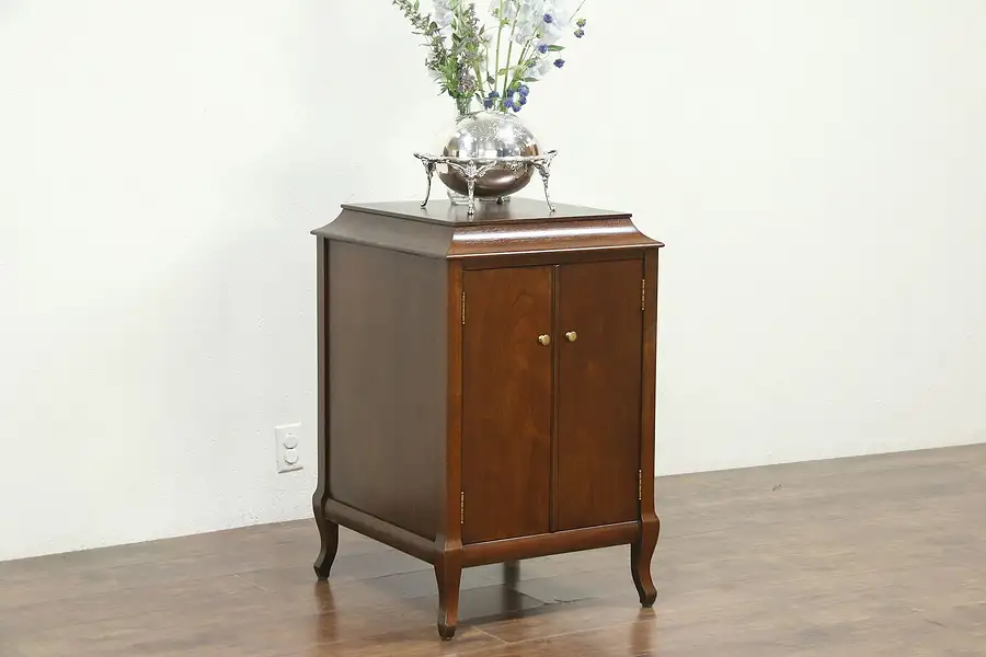 Main image of Record Cabinet, Collector File or Jewelry Chest, 1910 Antique, 9 Drawers