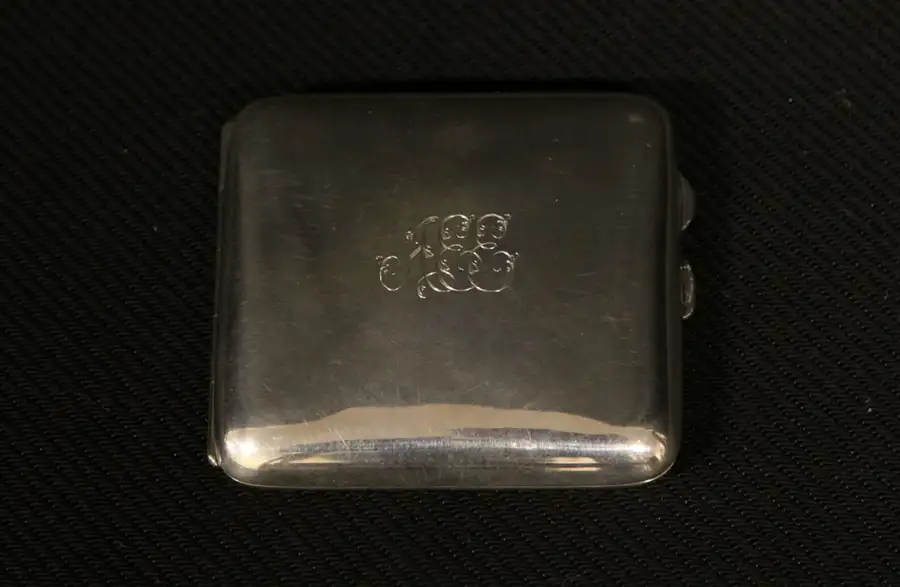Main image of Sterling Silver Antique Pocket Cigarette Case