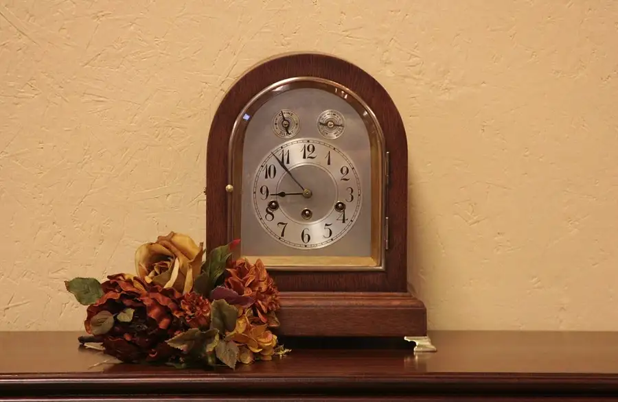 Main image of Junghans Oak Westminster Mantel Clock