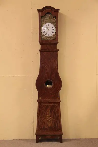 Main image of Country Farmhouse Tall Case Clock, Nolay, France