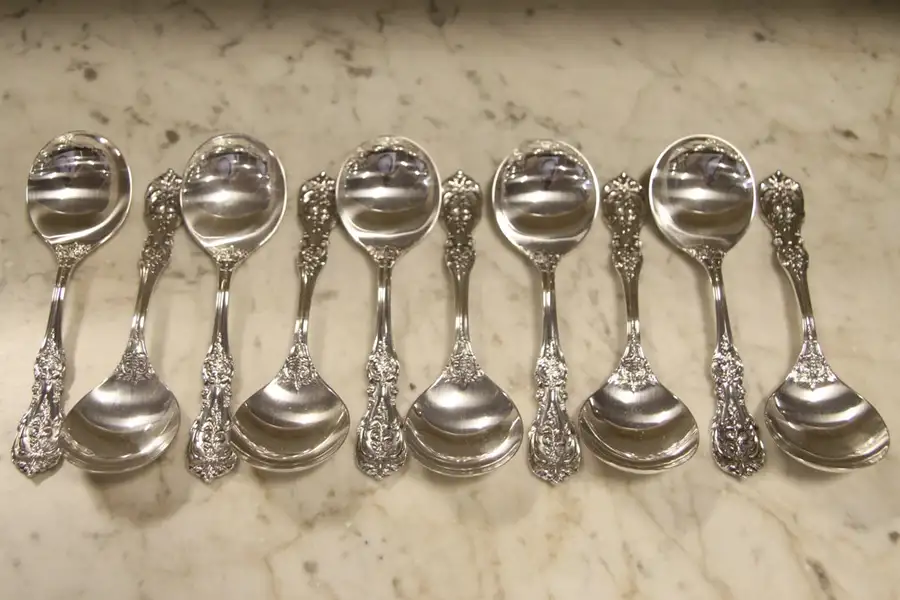 Main image of Francis I Reed & Barton Sterling Silver 10 Cream Soup Spoons