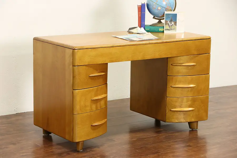 Main image of Heywood Wakefield Signed Midcentury Modern 1950's Vintage Desk
