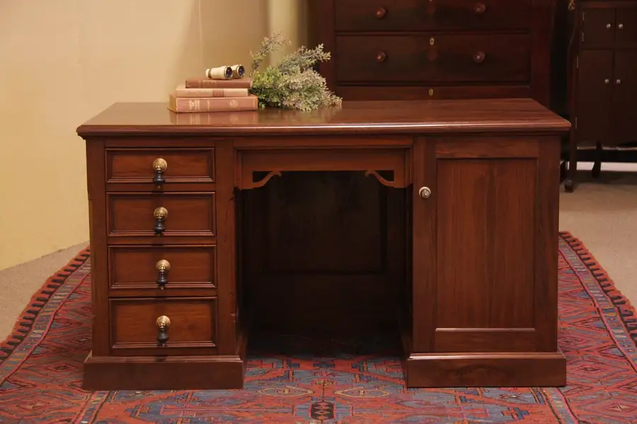 Main image of Victorian Antique Walnut Desk