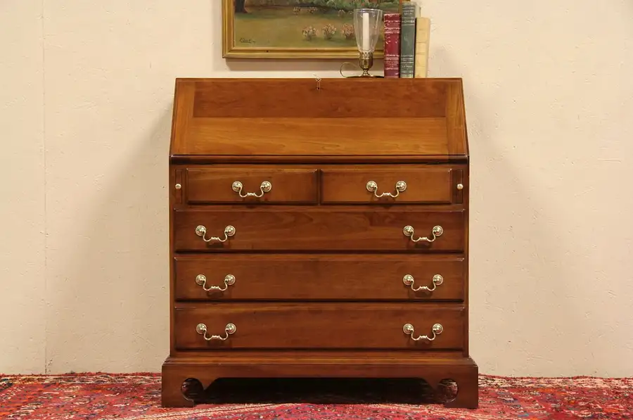Main image of L.J.& G. Stickley 1964 Vintage Cherry Secretary Desk