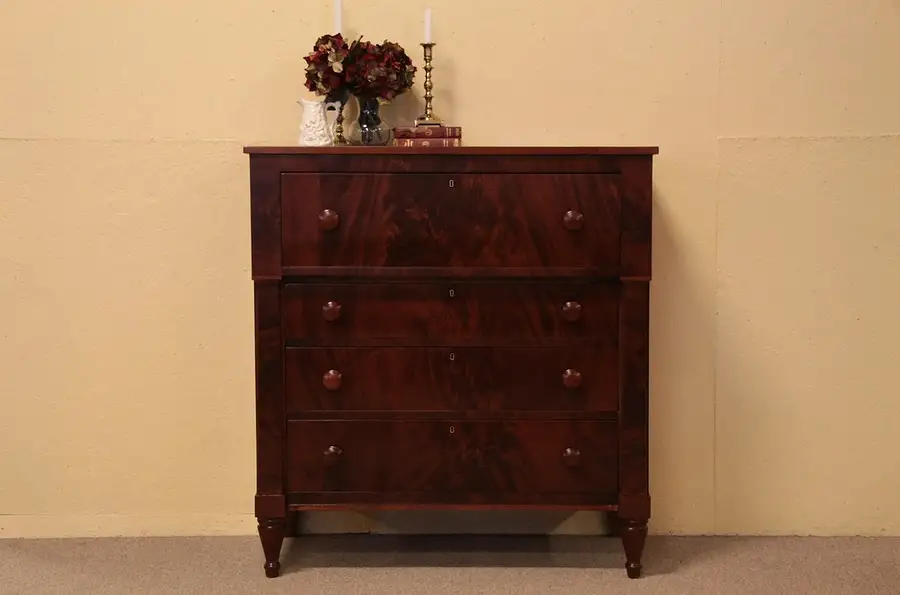 Main image of Empire Cherry & Mahogany 1820 Chest or Dresser