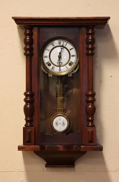 Main image of Victorian Style Mahogany Wall Clock