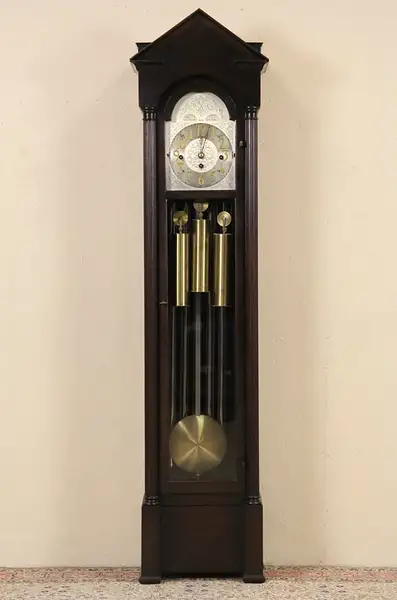 Main image of Herschede Revere Tube Chime Tall Case 1920's Grandfather Clock