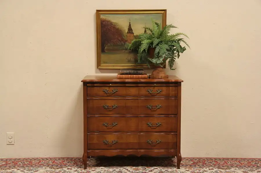 Main image of Country French Cherry Vintage Chest of Drawers