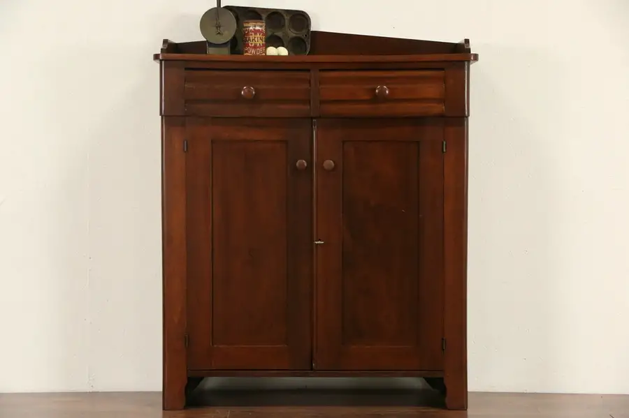 Main image of Ohio Walnut 1850's Antique Pantry Jelly Cupboard