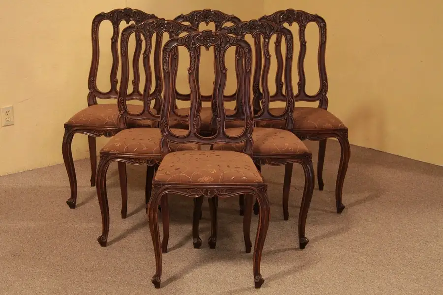 Main image of Country French Set 6 Dining Chairs