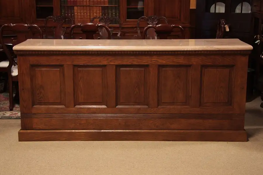 Main image of Marble & Oak Antique Victorian Candy Counter