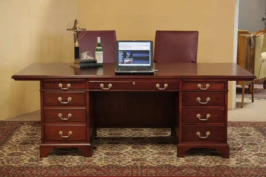 Main image of Executive 7'4" Traditional Conference Desk, Standard