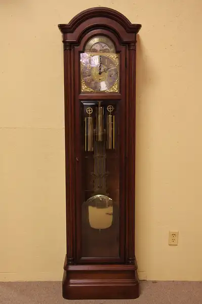 Main image of Colonial Cherry Tall Case or Grandfather Clock