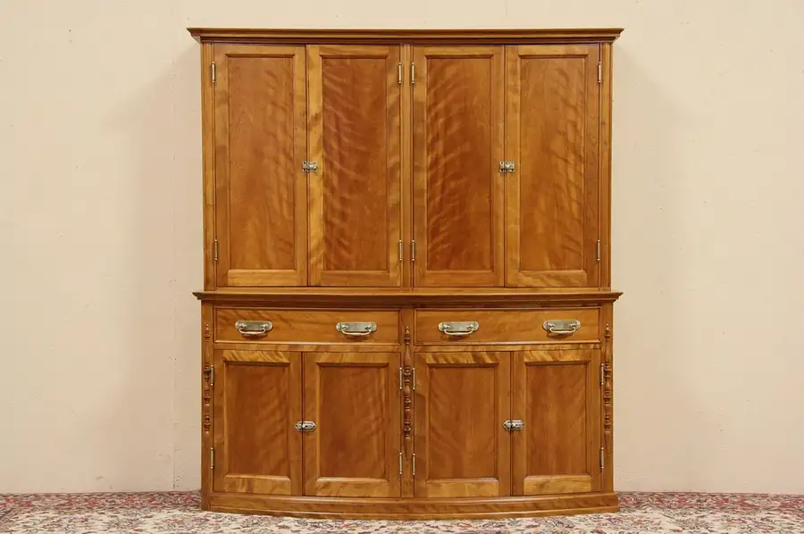 Main image of Pool or Billiard Cue Stick 1890 Antique Collector Cabinet