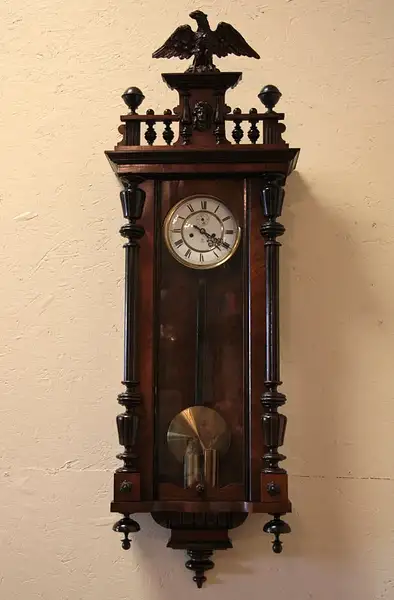 Main image of Gustave Becker Victorian Vienna Regulator Clock