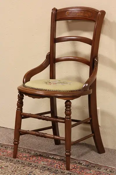 Main image of Victorian Needlepoint Antique Chair