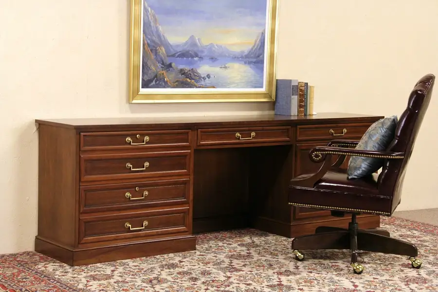 Main image of Baker Collector's Edition Vintage Executive or Library Credenza or Desk
