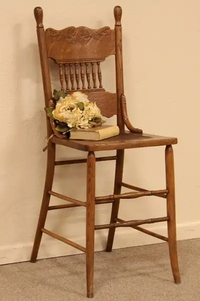 Main image of Victorian Oak Youth or Child's Chair