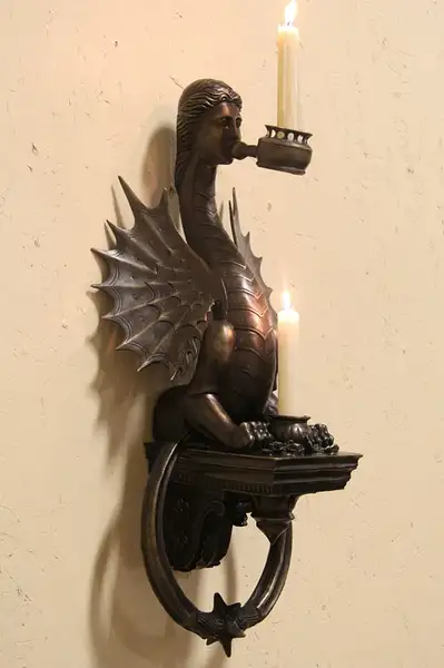 Main image of Bronze Dragon or Griffin Massive Doorknocker