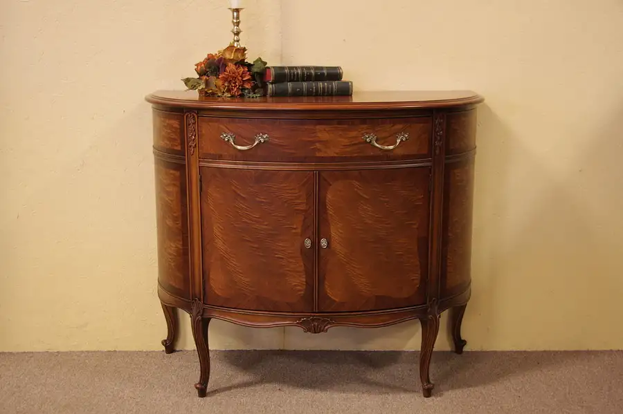 Main image of Demilune Half-round Cabinet or Console