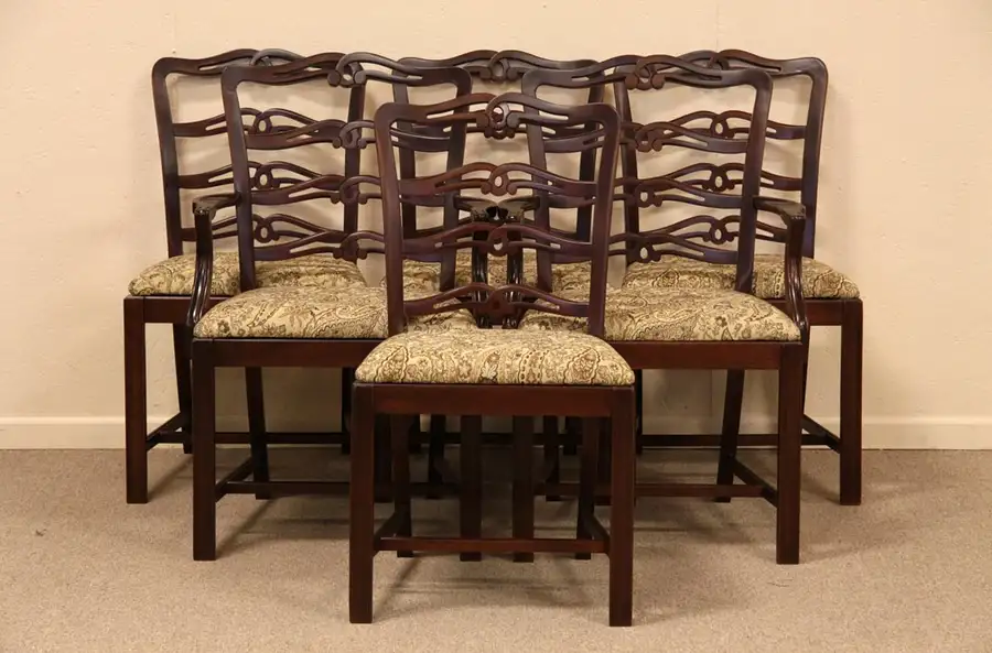 Main image of Set of 6 Federal Dining Chairs