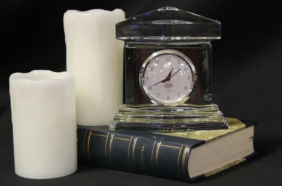 Main image of Lenox Crystal Quartz Clock
